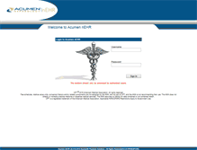 Tablet Screenshot of go.acumenehr.com